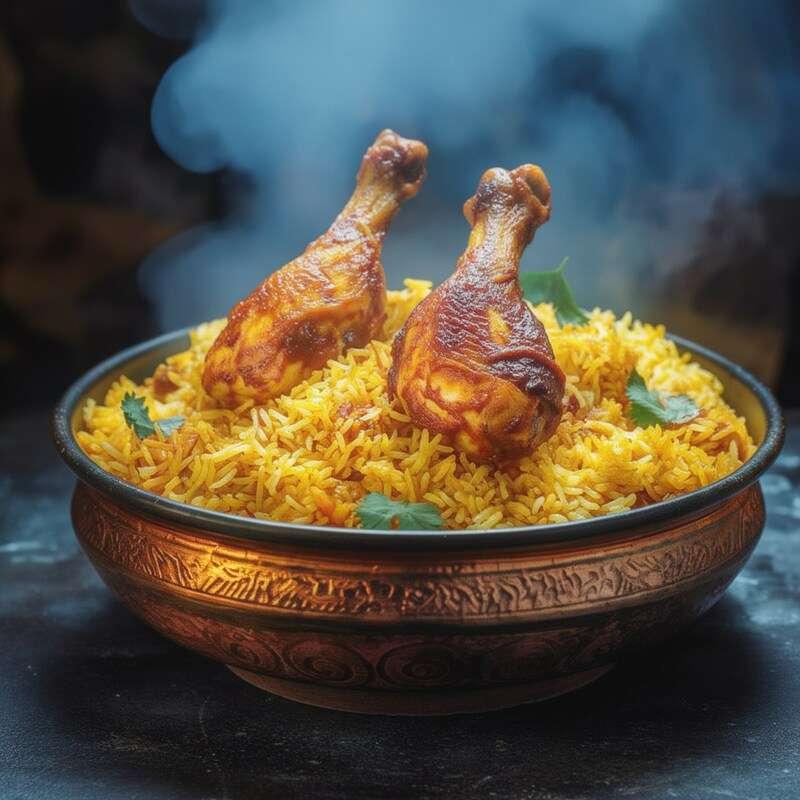 Chicken Dum Biryani - Teja's Cloud Kitchen Nellore