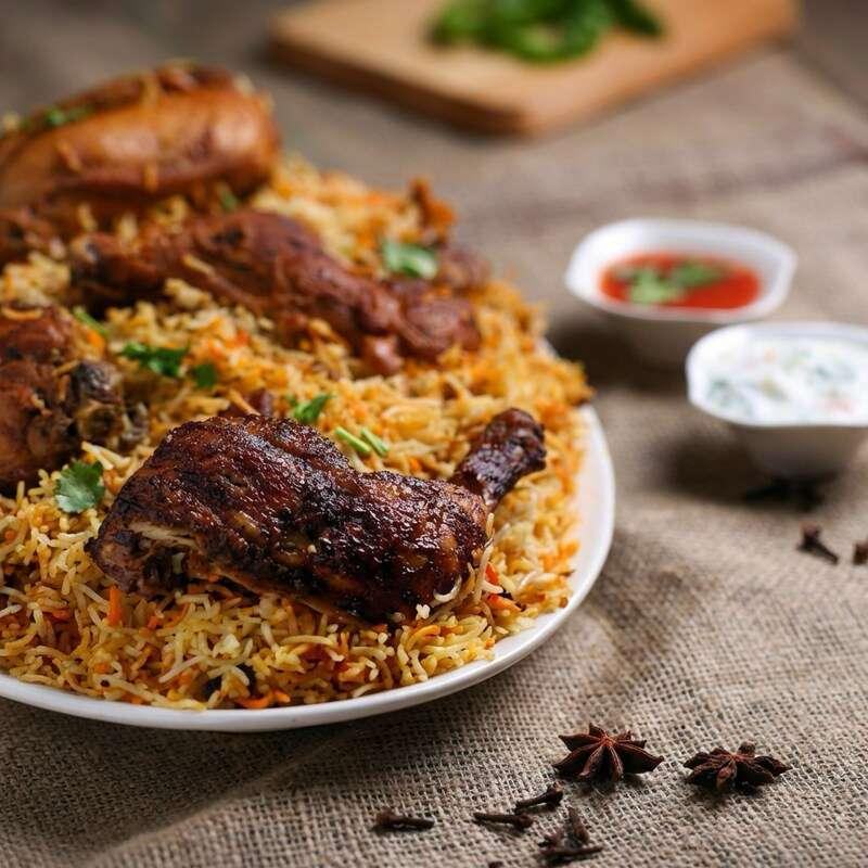 Chicken Roast Biryani - Teja's Cloud Kitchen Nellore
