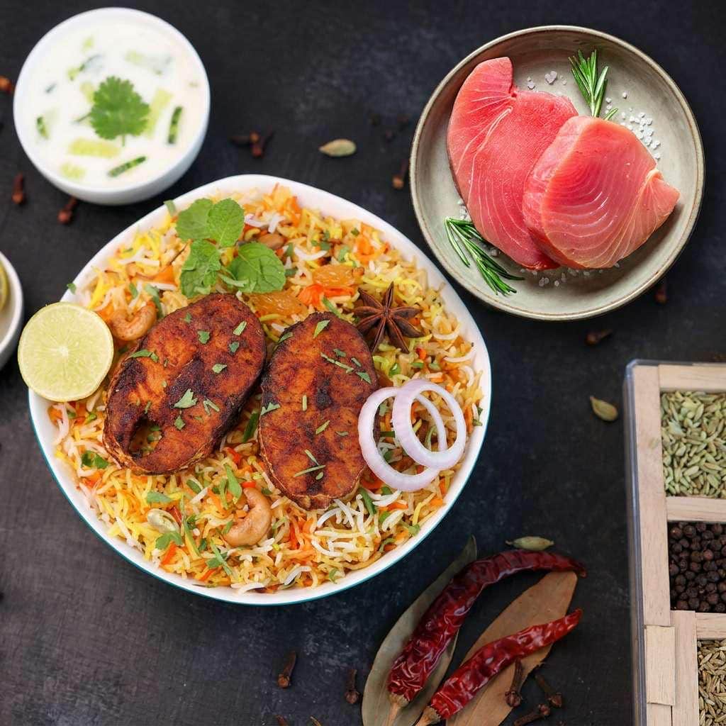 Tuna Fish Biryani - Teja's Cloud Kitchen Nellore